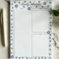 'Forget-me-not' Daily Planner Notepad