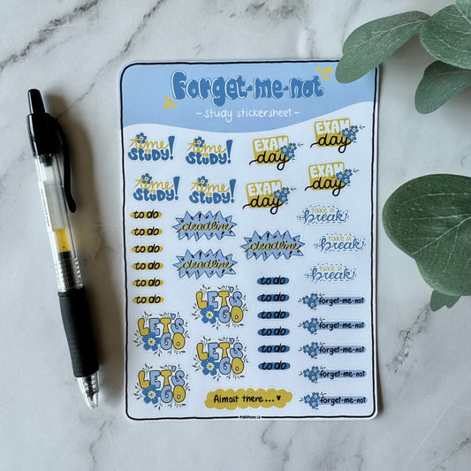 'Forget-me-not' Stickersheet